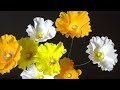 （ペーパーフラワー）ポピーの花の作り方【DIY】(Paper Flower) How to make poppy flowers