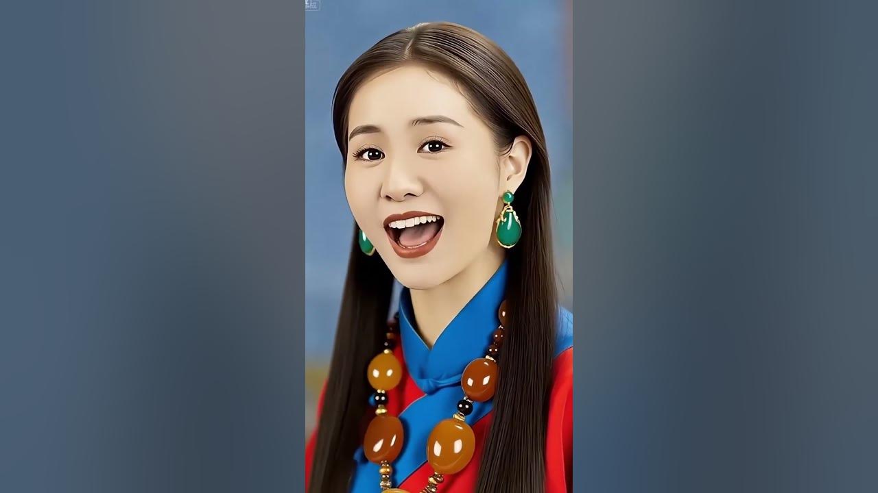 Beautiful Tibetan girl who is good at singing and dancing