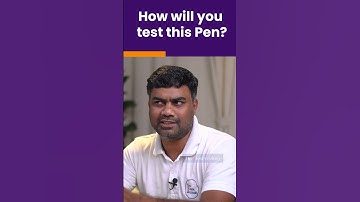 How Will You TEST This Pen? | Software Testing | Testing Classes Pune