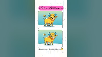 Only 1% People Can Find The 3 Differences? | Sharp Eyes 🐄🐄 #79 #New #shorts #kids #puzzles #ytshorts