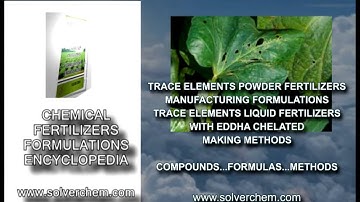 CHEMICAL FERTILIZERS CALCULATIONS