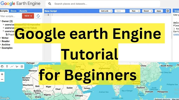 Google Earth Engine Tutorial - GEE sign in 2min: