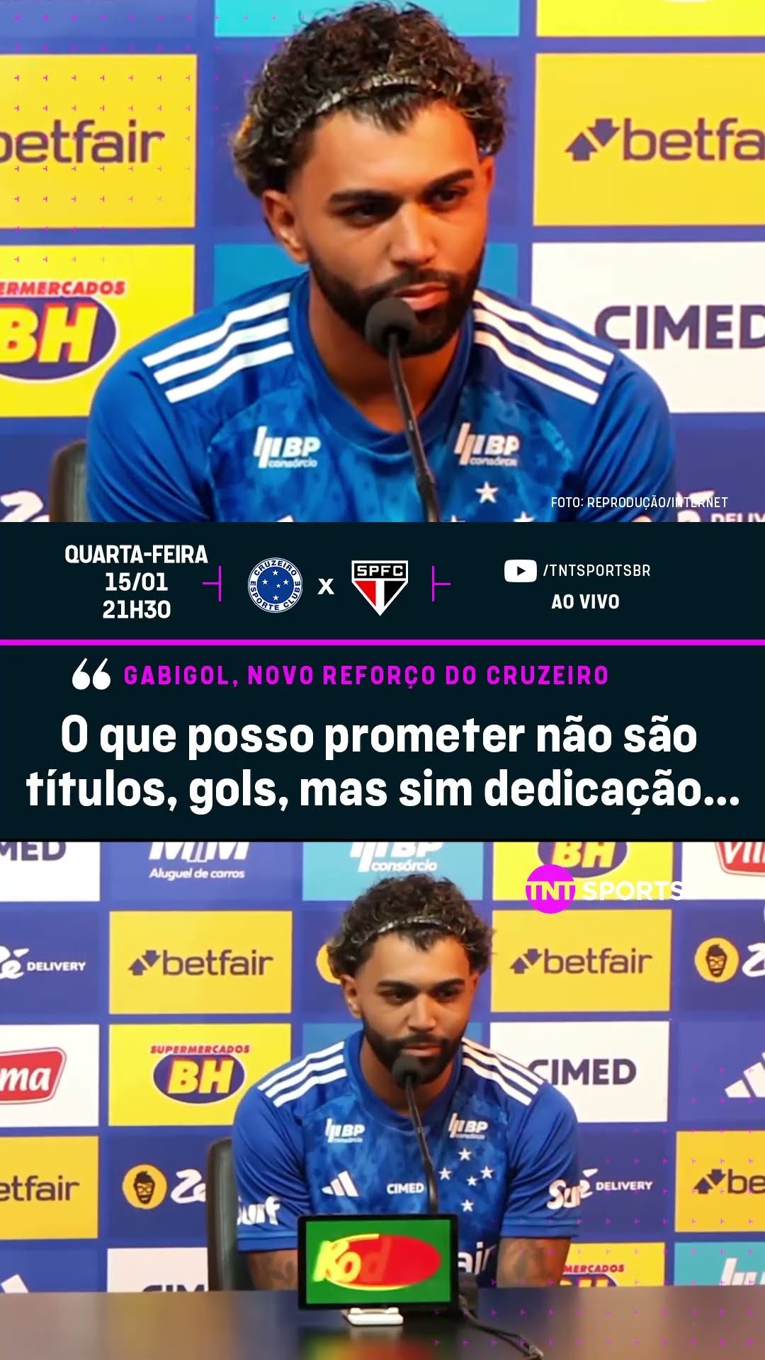 NÃO PROMETEU GOLS! OLHA O QUE O GABIGOL FALOU NA SUA COLETIVA DE APRESENTAÇÃO NO CRUZEIRO!