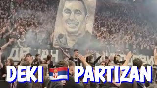 Partizan’s Dejan Milojevic tribute shows passion of Serbian fans at Stark Arena in Belgrade 🇷🇸💥