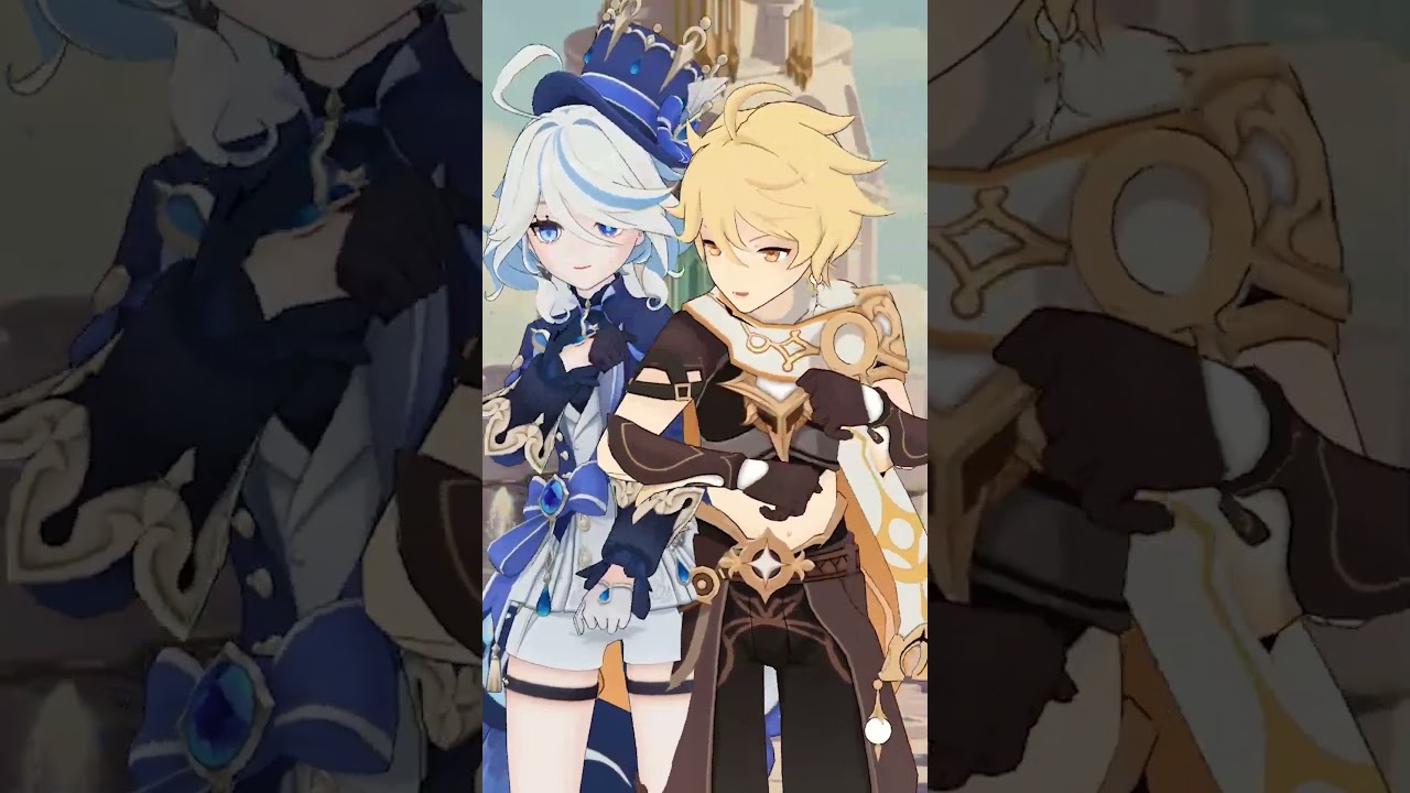 Ninja Re Bang Bang ft. Furina and Aether - Genshin Impact MMD 