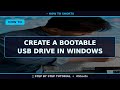 🔥 Create a Bootable Usb Drive in Windows (2025) | 60 Sec Guide #Shorts