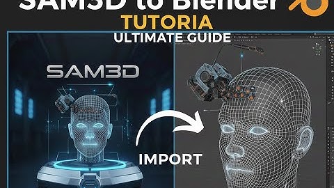 Free 3d model generate using SAM3D AI to blender totutorial #blender #unrealengine #ai