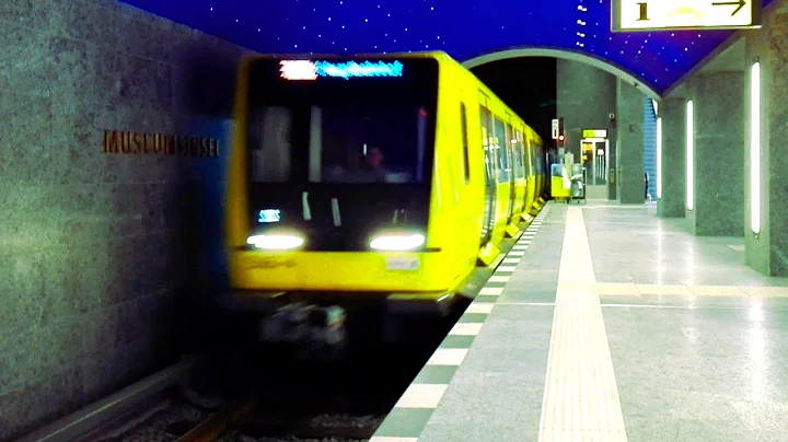 🚇 BVG IK arriving at MUSEUMSINSEL (Berlin U-Bahn)