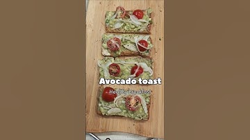 🥑 Amazing Creamy Avocado Toast ASMR tutorial | Café Style Breakfast Made at Home 💚