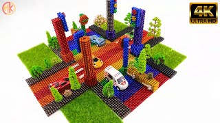 Diy - Wie Mache Ich Kreuzungen Und Viele Signalleuchten Mit Mini-Magnetkugeln?