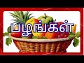 பழங்களின் பெயர்கள்/Learn Fruits and Names of the Fruits in Tamil for kids