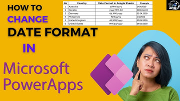 Change Date Format in Microsoft Power Apps - IT_Made Easy