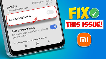 How to Get Rid of the Accessibility Shortcut Icon on the Navigation Bar of Xiaomi Phones