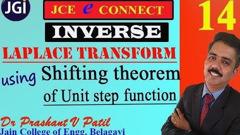 Inverse Laplace Transform | using the shifting property of unit step function | of (e^-as)F(s)