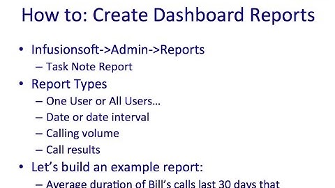 How To: Create turboDial Dashboard Reports