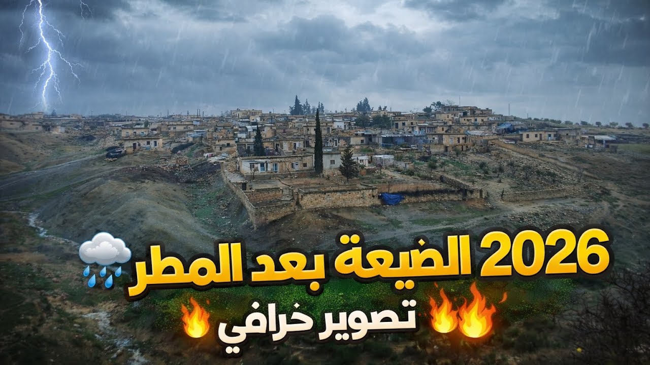 تصوير قرية زيتوناك بعد المطر 🌧️🤍