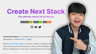 Create Next Stack สุดยอดเครื่องมือสำหรับสร้างโปรเจค NextJS 👨‍💻💯