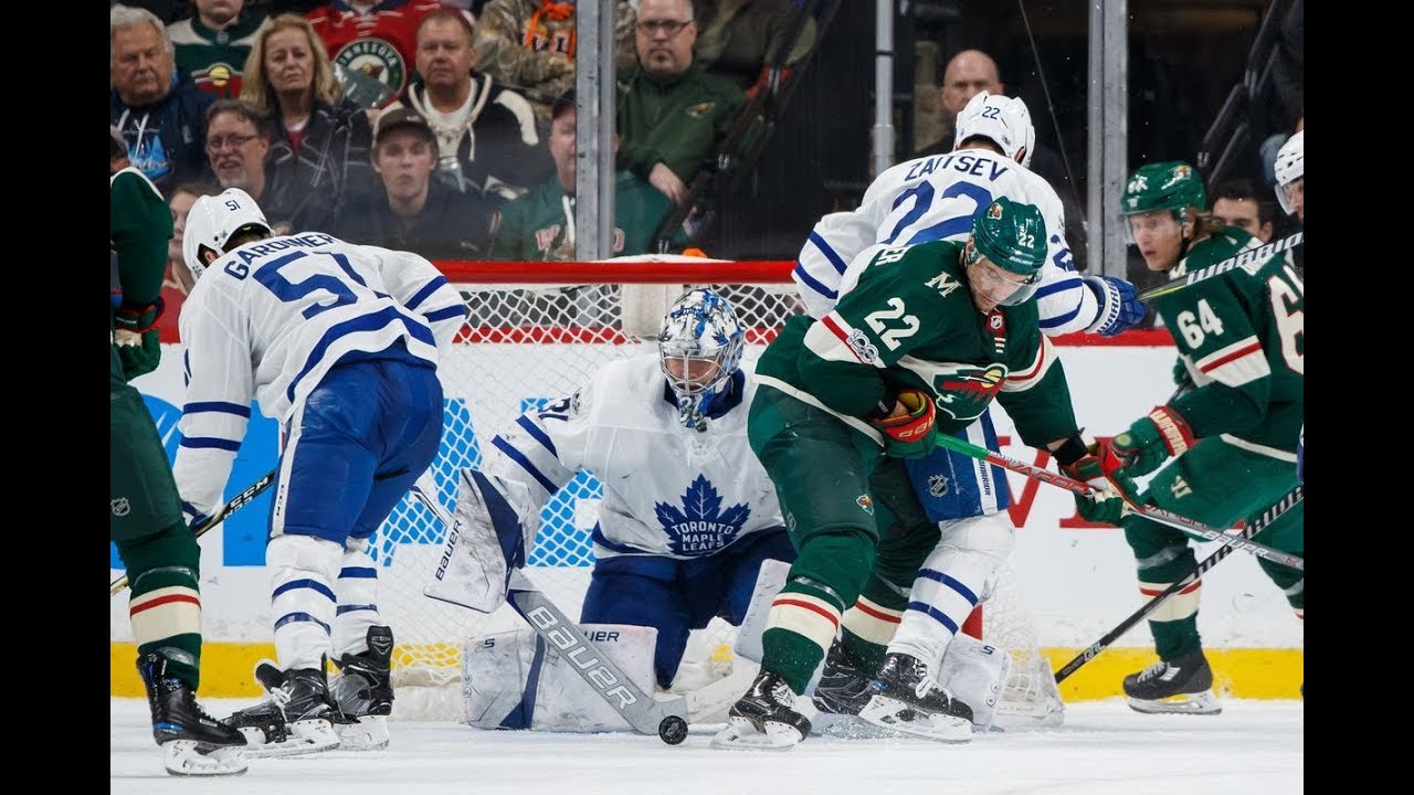 NHL 09 "Товарищеский матч" Toronto Maple Leafs (Билык) vs Minnesota ...