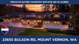 Private Gated Country Estate on 10 Acres in Mount Vernon | 23655 Bulson Road