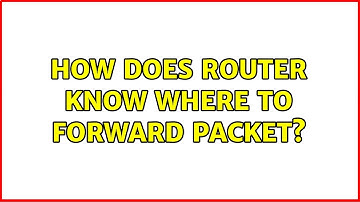 How does Router know where to forward packet? (2 Solutions!!)
