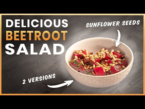 HEALTHY BEETROOT SALAD - RAW & COOKED | VEGAN RECIPE