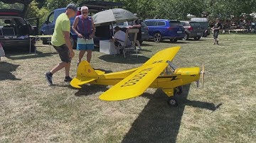 4 m Piper J-3 Cub - Engine roar