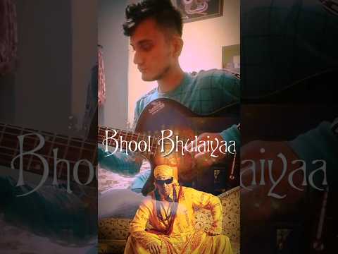 Bhool bhulaiyaa guitar tabs #status #shorts #beginnerguitartutorial