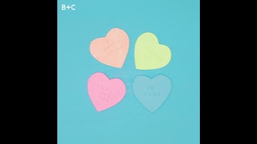 How to Make Conversation Heart Coasters