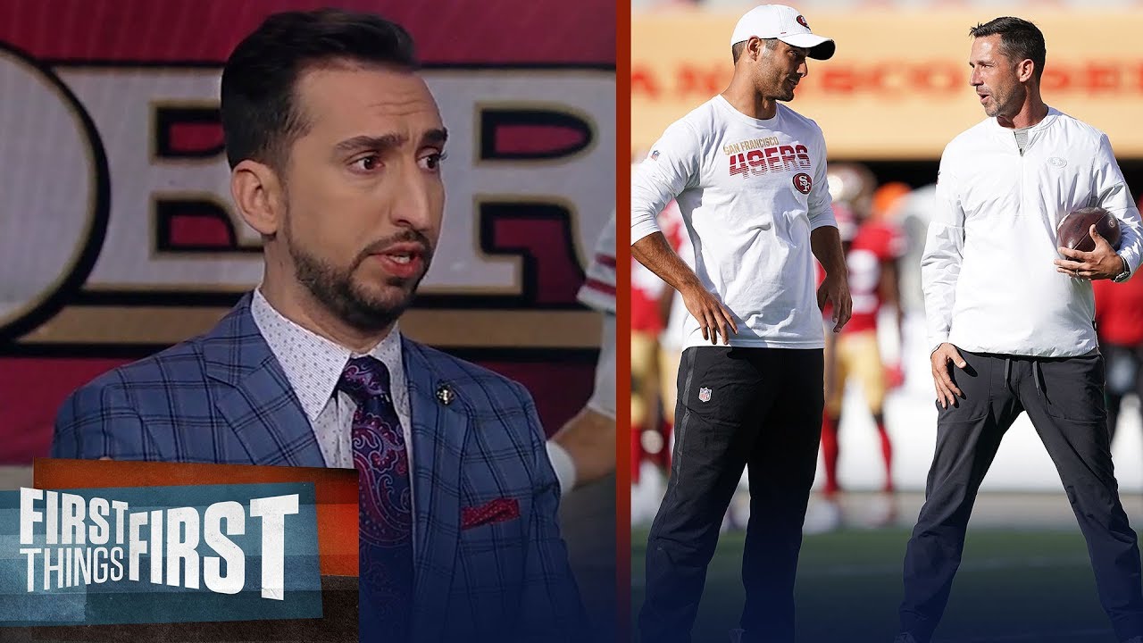 Kyle Shanahan does not have full faith in Jimmy Garoppolo — Nick Wright | NFL | FIRST THINGS FIRST