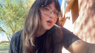 smoking a cig on this beautiful morning :)