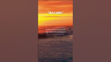 Thumbnail of Loving you is a losing game | "Arcade" - Duncan Laurence | lyrics | #lyrics #songlyrics #pop #arcade