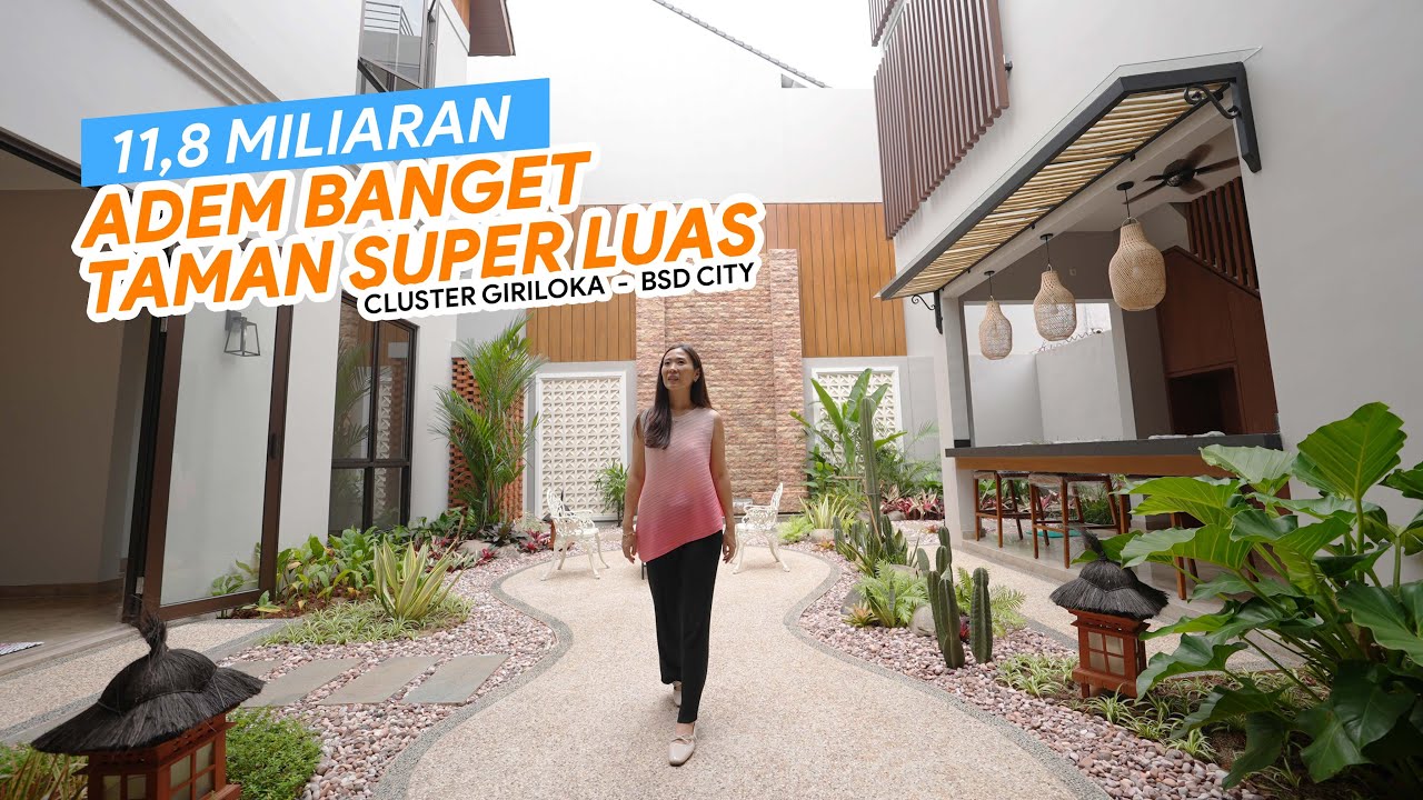 (SOLD) Eps 566 | Rumah teradem di Puspita Loka BSD Posisi culdesak sebelah taman besar.