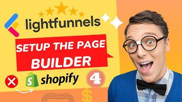 LightFunnels - Setup the Page Builder  #shopify_dropshipping