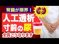 【腎臓が限界】人工透析寸前の人だけに起こる尿の異変と対処法