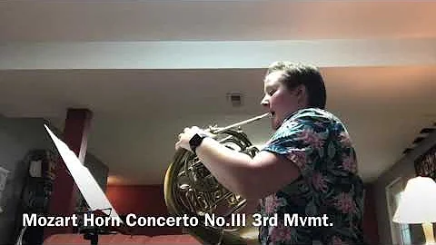 Mozart Hrn. Concerto No.III 3rd Mvmt.