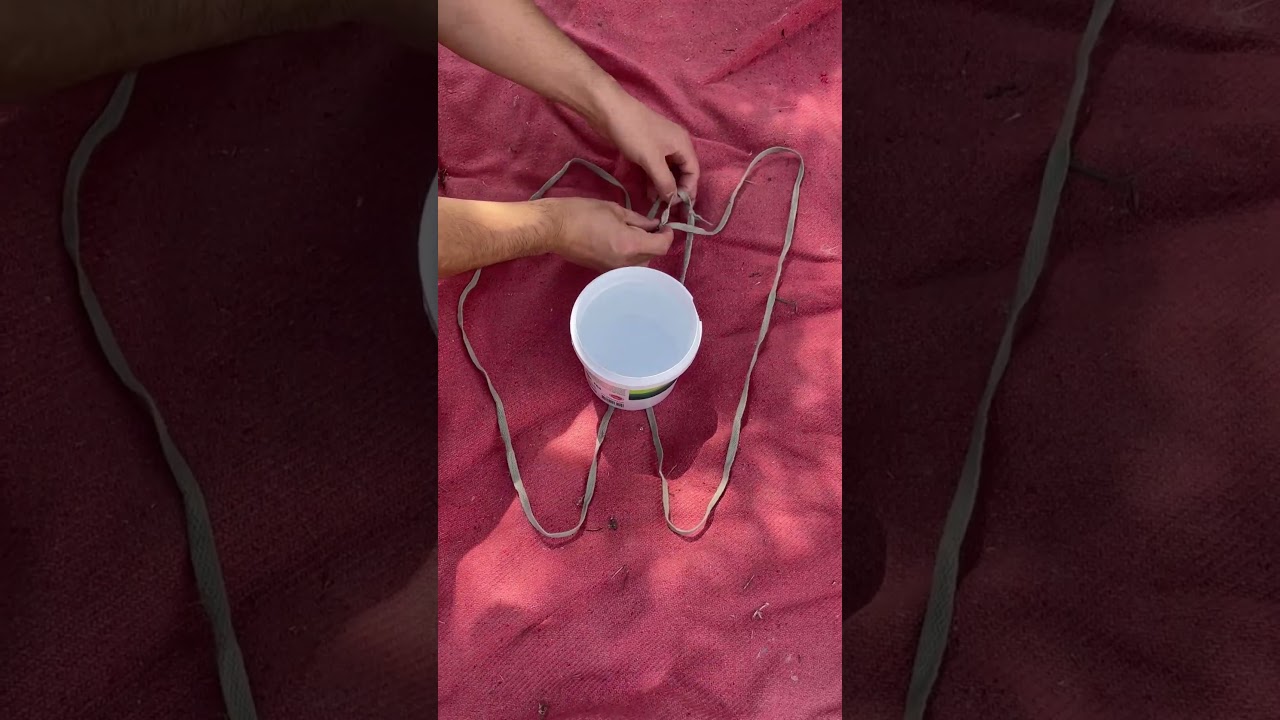 Survival: DIY Rope Handle Hack for Water Containers – Easy & Sturdy! 