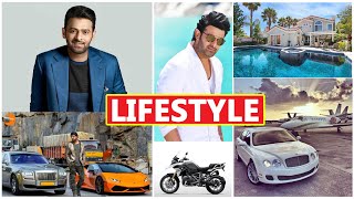 Prabhas  luxury Lifestyle 2022,House,Income,Girlfriend,Family,Cars,Net Worth \& Biography