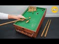 Bar billiards restoration 1933s  pool table restore mercier le champagne