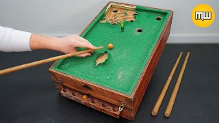 Bar Billiards Restoration 1933S - Pool Table Restore Mercier Le Champagne