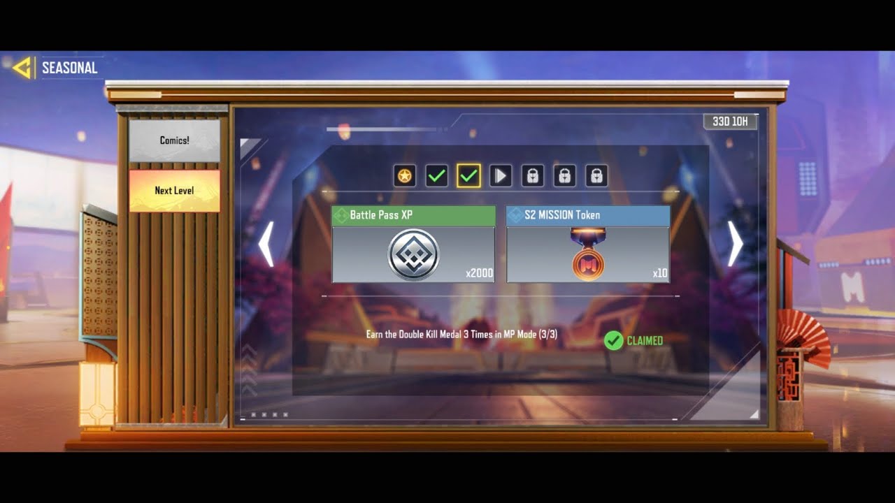 How To Earn the Double Kill Medals 3 Times in MP Mode | Next Level Challenges Complete 💯✅ COD Mobile