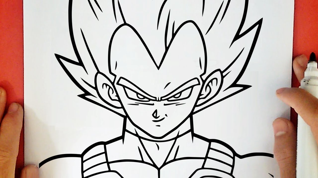 Come Disegnare Vegeta Super Saiyan Blue Youtube