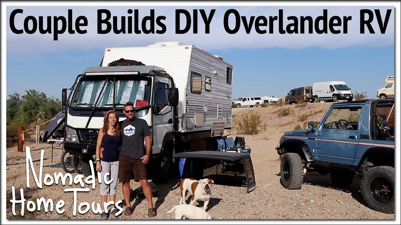 Couple Builds DIY Overland Truck Camper for Full Time Living YouTube