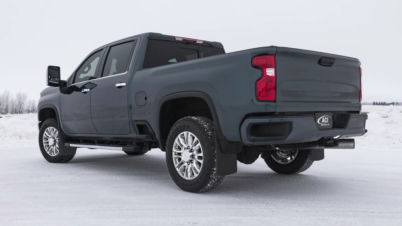 Chevrolet/GMC HD Rear Splash Guard Mud Flap Installation YouTube