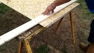 How To Cut, Build, And Hang A Set Of Basic Double Doors For Your Shed Project Part 2