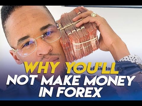 Louis Jr Tshakoane on why you will not make money in forex trading