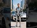Football Legends Merged with Car Brands: Neymar, Messi, Ronaldo &amp; Mbappé in Luxury Gear