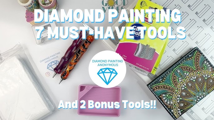 What are your must-have accessories for diamond painting, as well