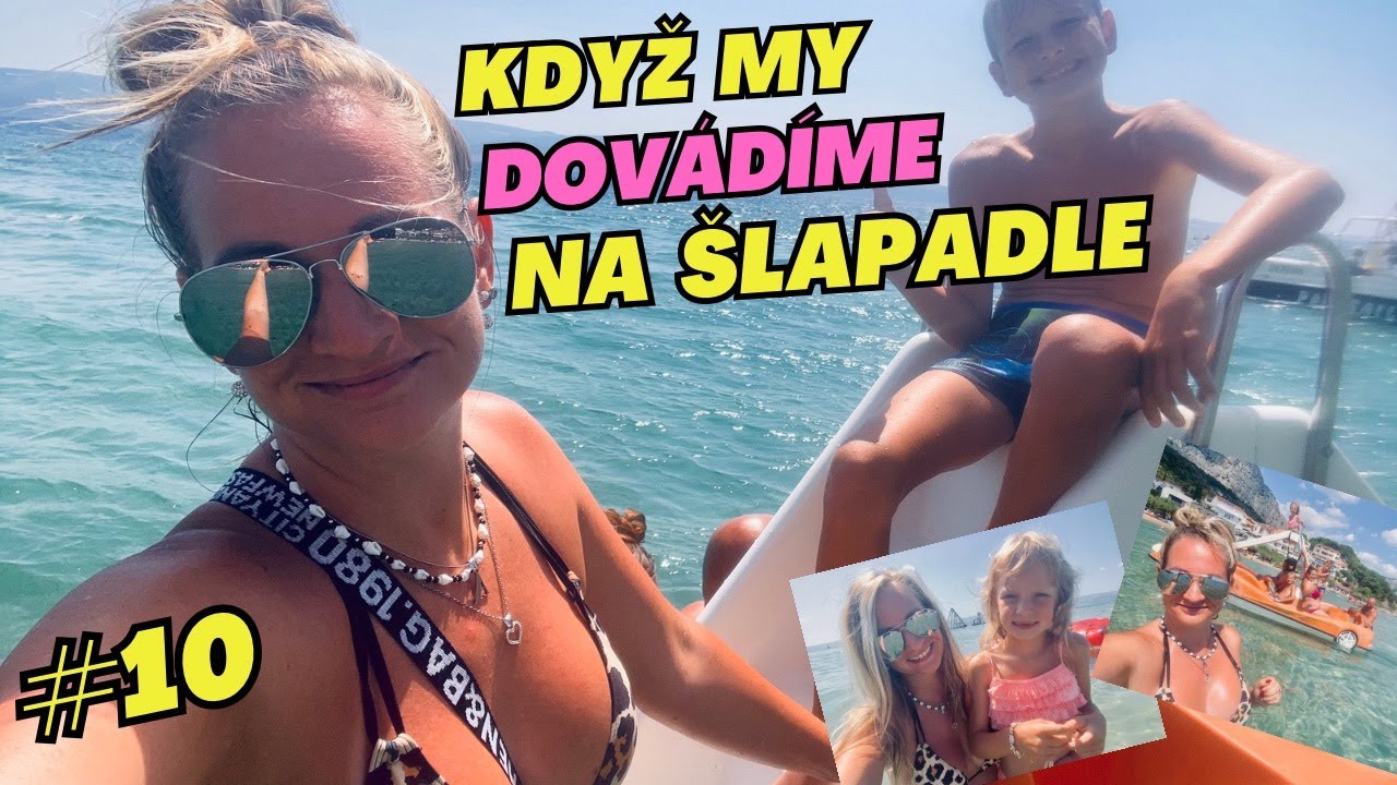 Chorvatsko 2025 🌴🌴-#10 další krásný den využijeme k vyblbnutí na šlapadle nejen pro děti…