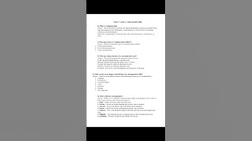 AI class 9th ch 1 notes (communication skills) #ai #notes