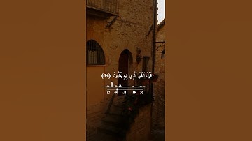 أكتب شيء تؤجر عليه #قرآن_كريم #سورة_مريم #يوسف_الصقير #حالات_وتس #اكسبلور